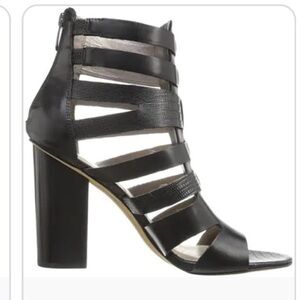 Sam Adelman Stylish Black Strappy Heels